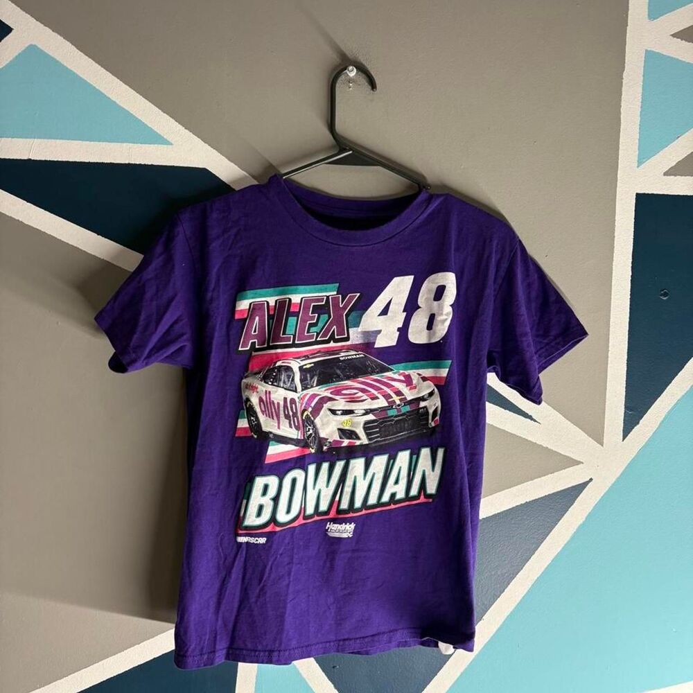 Nascar Men's Purple T-shirt